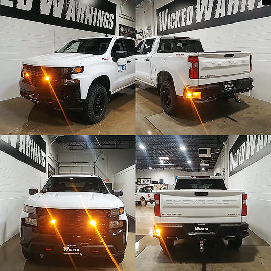Z71 4-Corner Amber Strobe Lights Kit