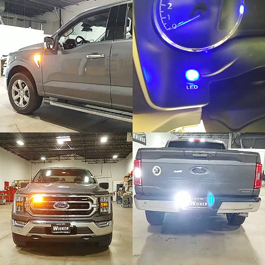 Amber/White Strobe Lights