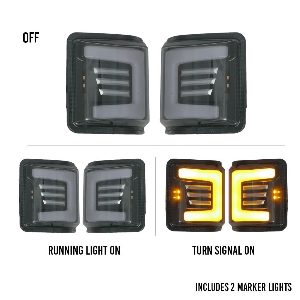 Ford 2008-style tow mirror marker lights, signal only