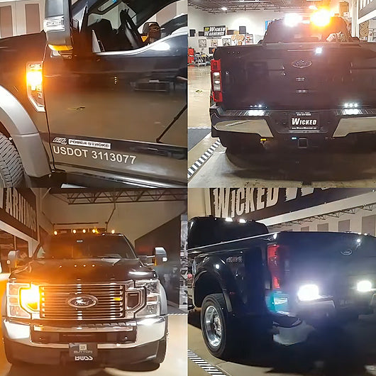 F-450 Plow Truck Warning Lights Kit