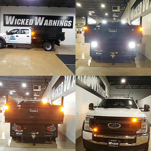 F-550 Crew Cab XL Cab/Chassis Construction Truck Strobe Lights