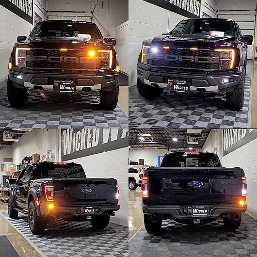 37 Construction Truck Strobe Lights Kit