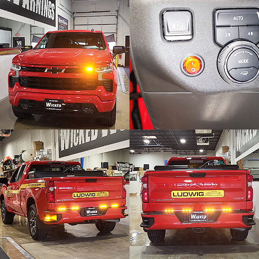 Truck Amber Strobe Lights Kit (Refreshed Body)
