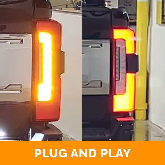 High Level Tail Lights & Rear Amber Signals COMBO Auto Flasher (WAF) Kit