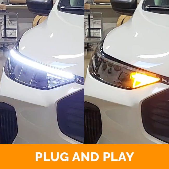 Headlight DRL & Front Amber Signals COMBO Auto Flasher (WAF) Kit