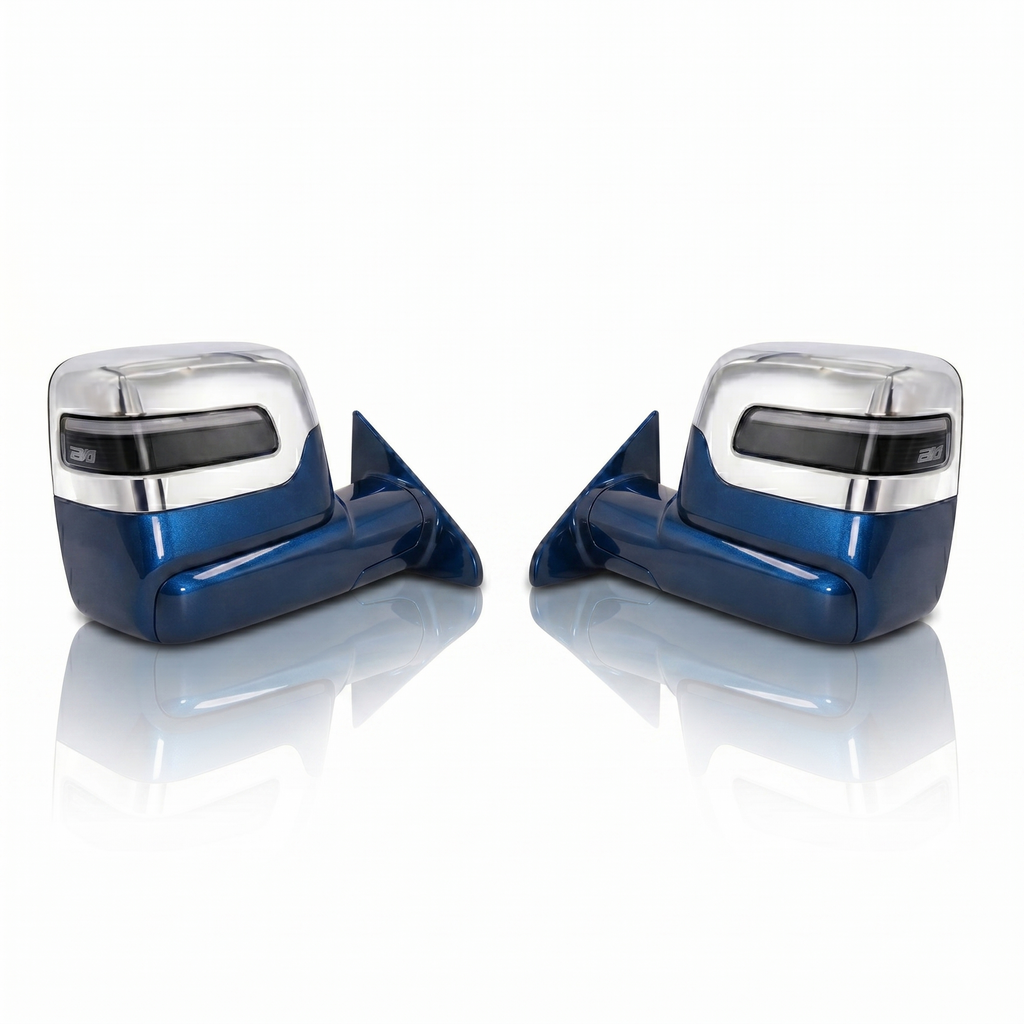 2009-2018 Ram 1500 Tow Mirrors (New Style) (Colormatched Arm)