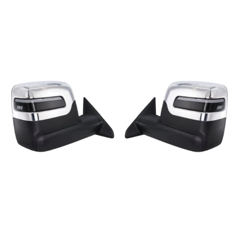 2010-2018 Ram 2500/3500 Tow Mirrors (New Style) (Textured Arm)