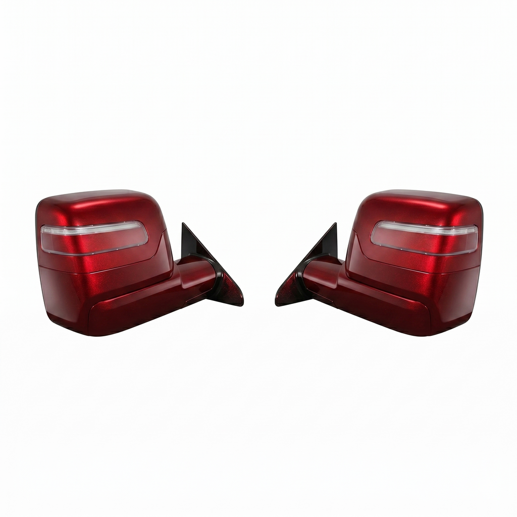 2009-2018 Ram 1500 Tow Mirrors (New Style) (Colormatched Arm)