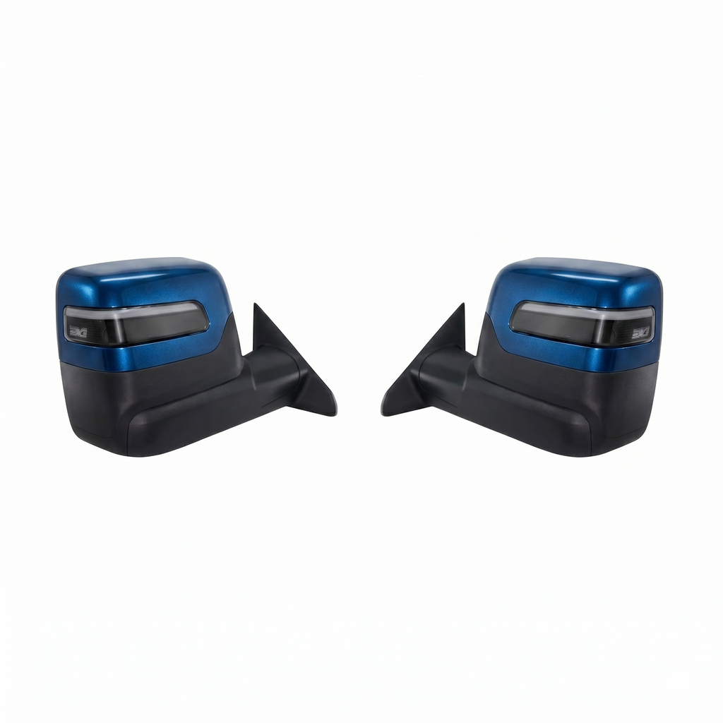 2010-2018 Ram 2500/3500 Tow Mirrors (New Style) (Textured Arm)