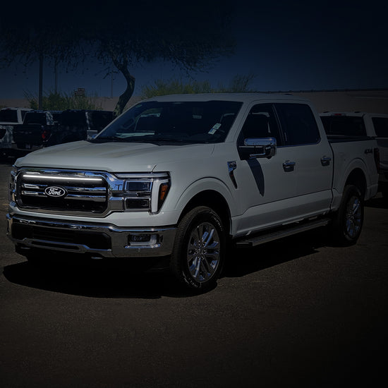 2024-2025 Ford F150 Lariat LED Grille Light Kit – White DRL Strip, IP67, Plug-and-Play Ready