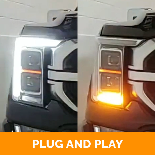 COMBO Headlight DRL & Front Amber Signals Auto Flasher (WAF) Kit