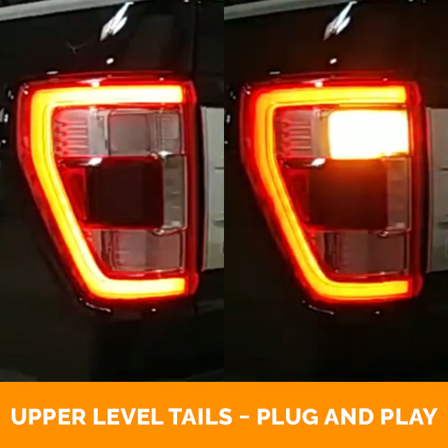 High Level COMBO Tail Lights & Rear Amber Signals Auto Flasher (WAF) Kit