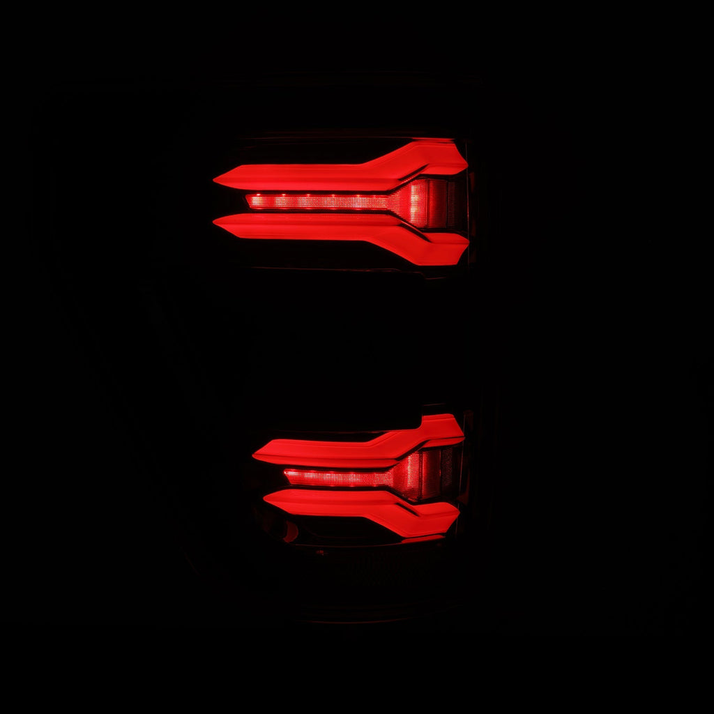 2021-2023 Ford F-150 AlphaRex LUXX-Series LED Tail Lights with BLIS – Lit