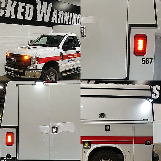 F-250 Service Truck Warning Lights