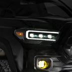2016-2023 Toyota Tacoma LED Projector Headlights with Selectable DRL