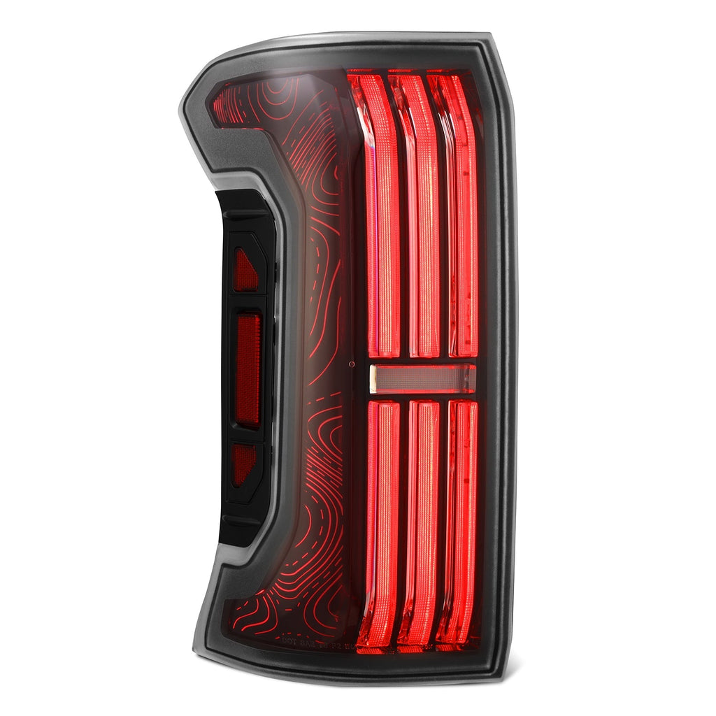 2024-2026 Toyota Tacoma | AlphaRex TOPO-ETCH NOVA-Series Prismatic LED Tail Lights