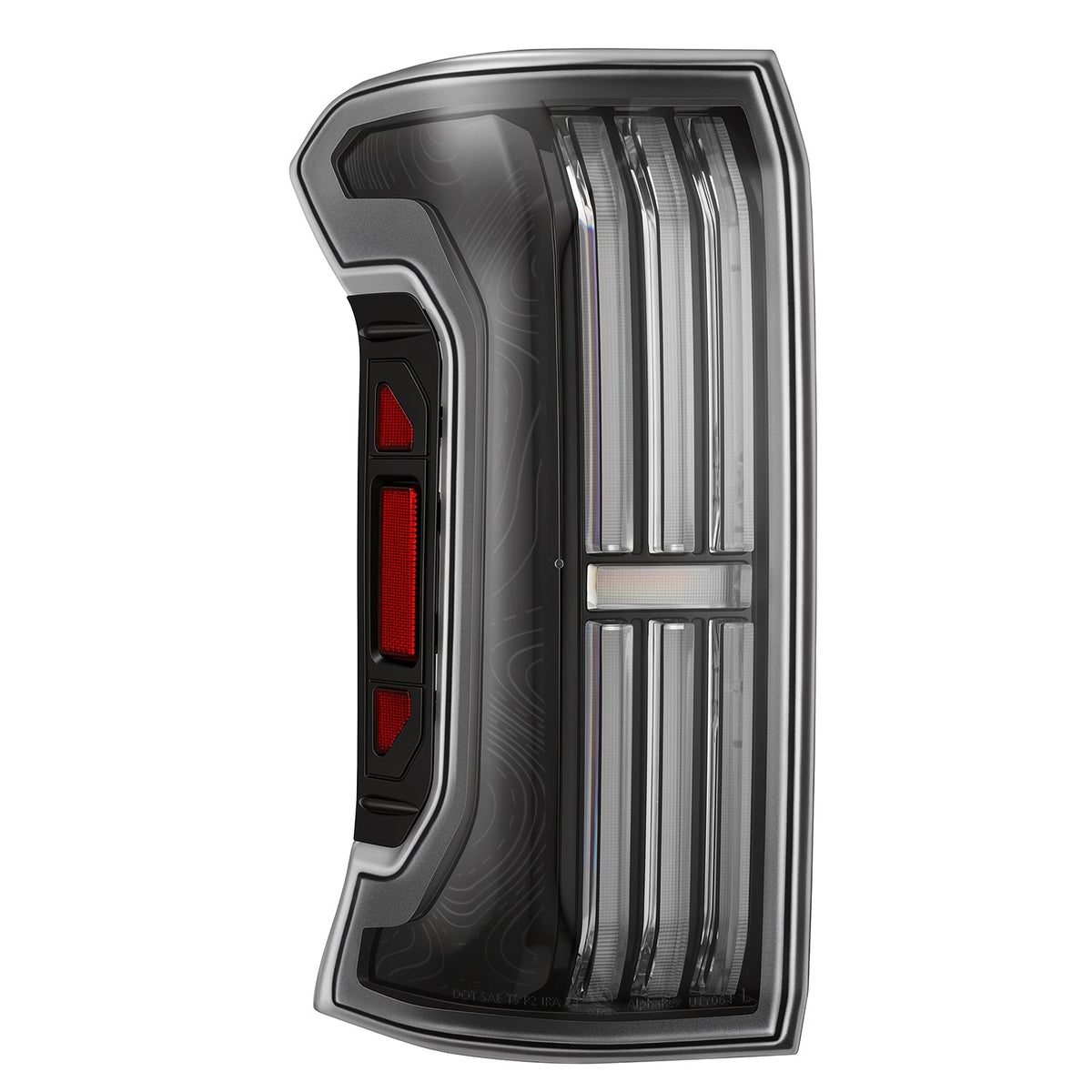 2024-2026 Toyota Tacoma | AlphaRex TOPO-ETCH NOVA-Series Prismatic LED Tail Lights