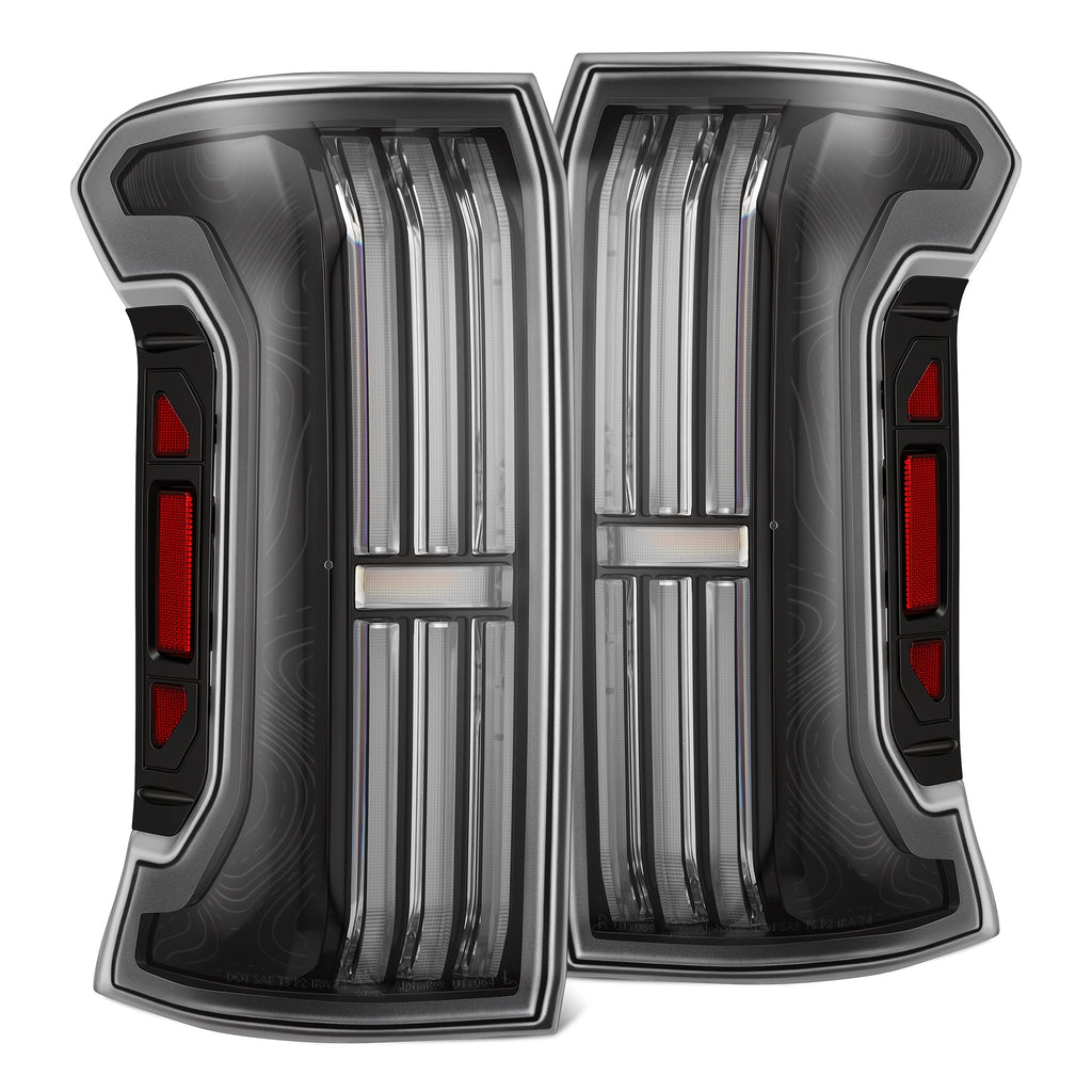 2024-2026 Toyota Tacoma | AlphaRex TOPO-ETCH NOVA-Series Prismatic LED Tail Lights
