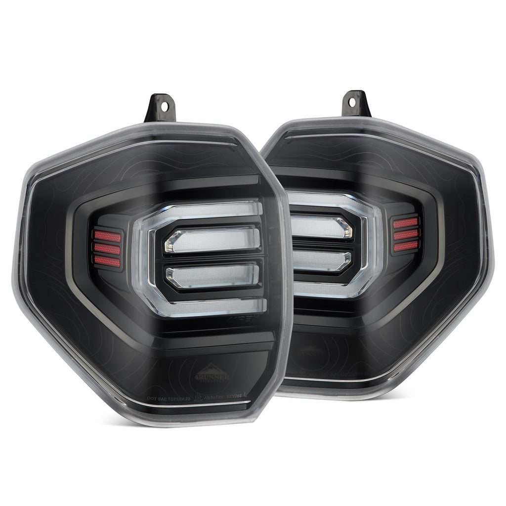 2025-2026 Toyota 4Runner | AlphaRex TOPO-ETCH NOVA-Series Prismatic LED Tail Lights