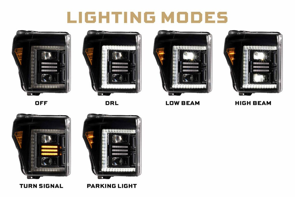 2011-16 FORD SUPER DUTY MORIMOTO HYBRID LED HEADLIGHTS