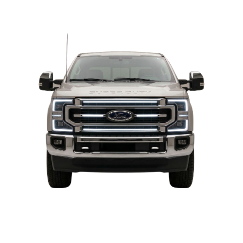 2020-2022 Ford F-250/F-350/F-450/F-550 Center LED Grille Light Kit – Set of 2 Bars, IP67, Plug-and-Play Ready