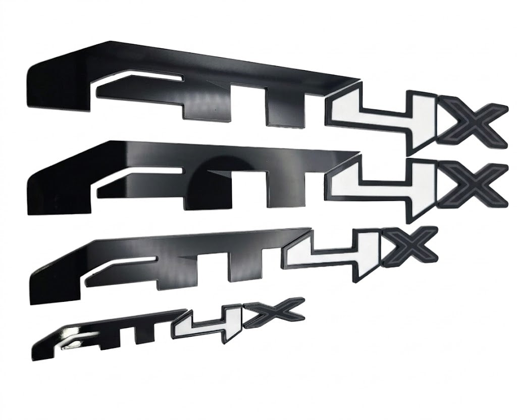 2019-2026 GMC Sierra & Yukon | AT4-Style Emblems (Set of 3)
