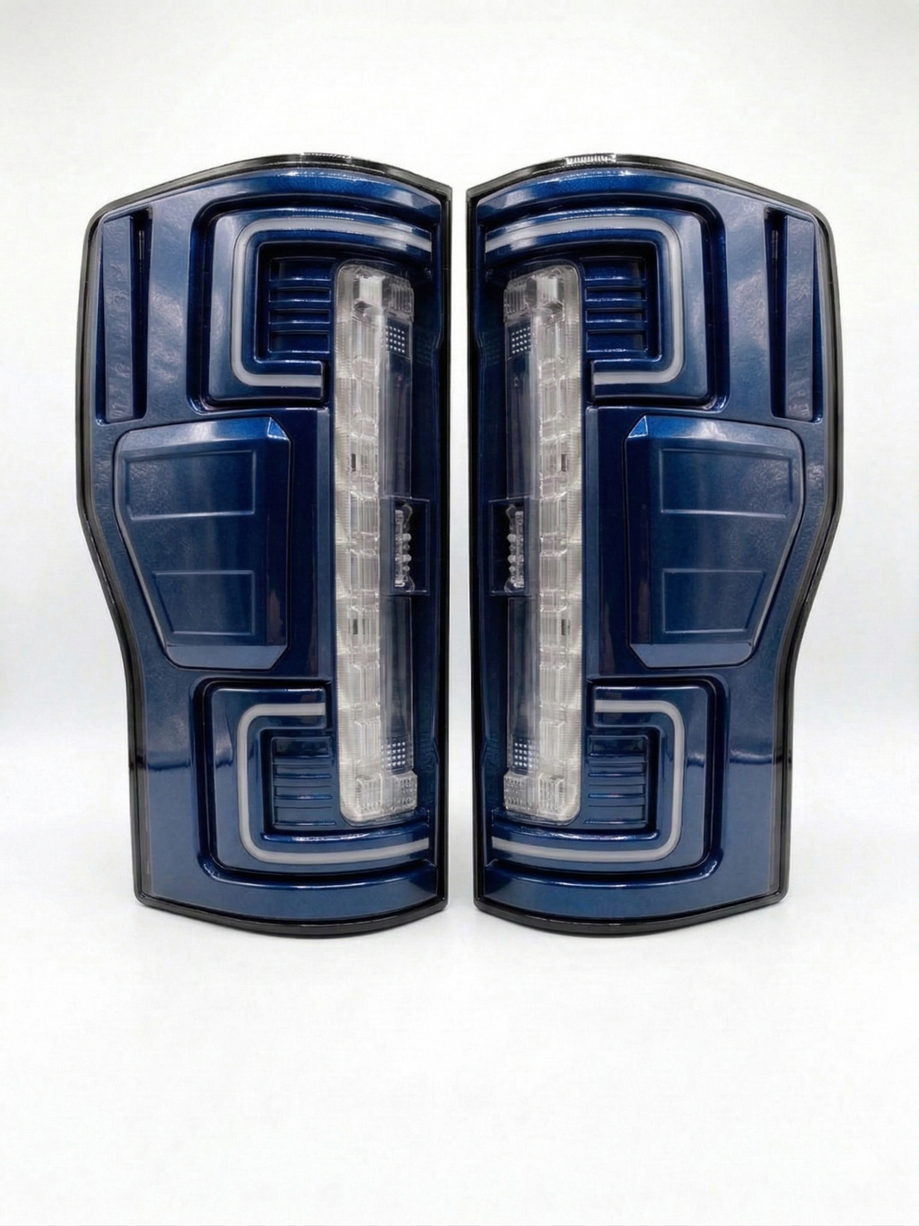 Colormatched Blue Super Duty Tail Lights