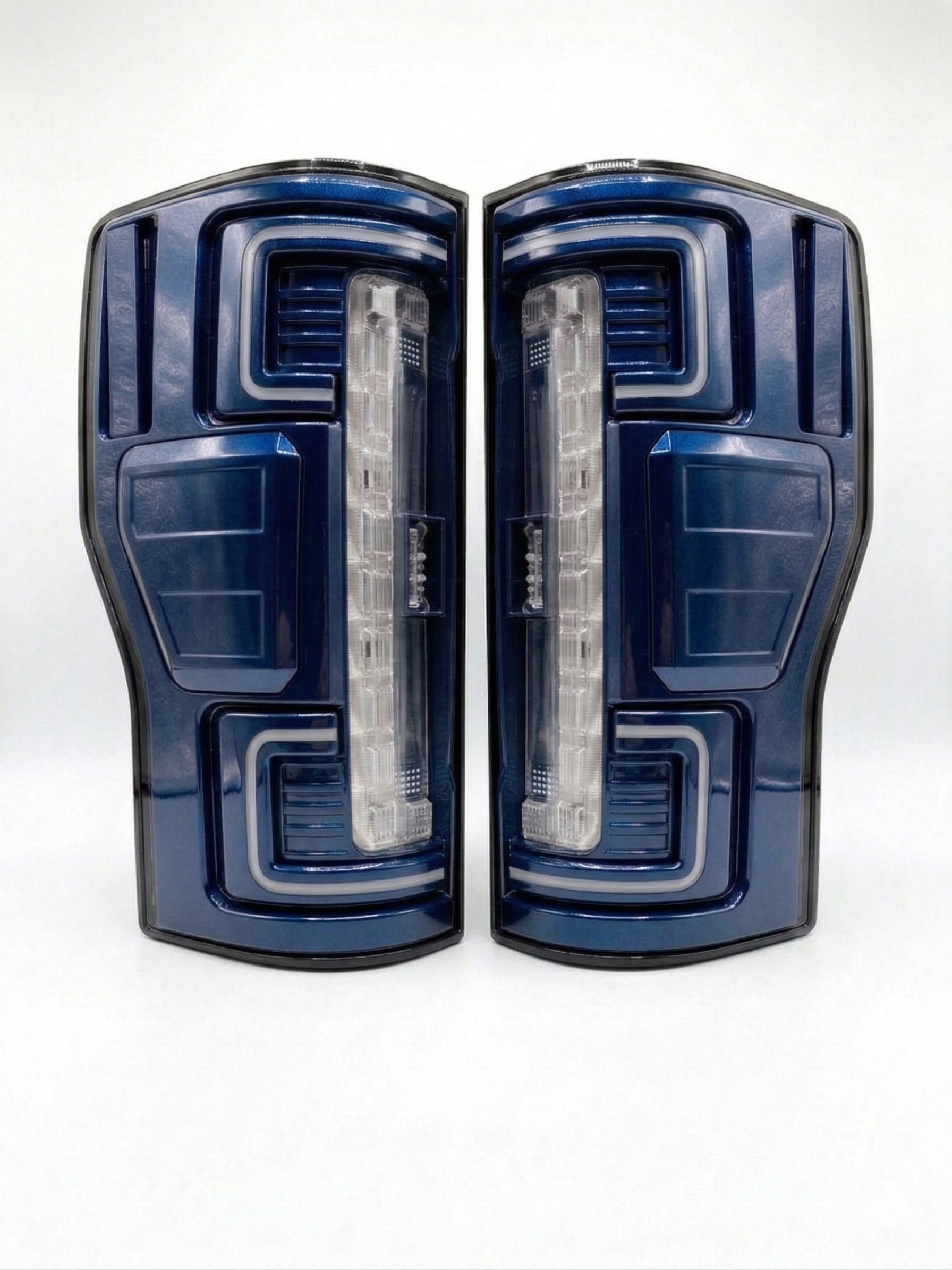 Colormatched Blue Super Duty Tail Lights