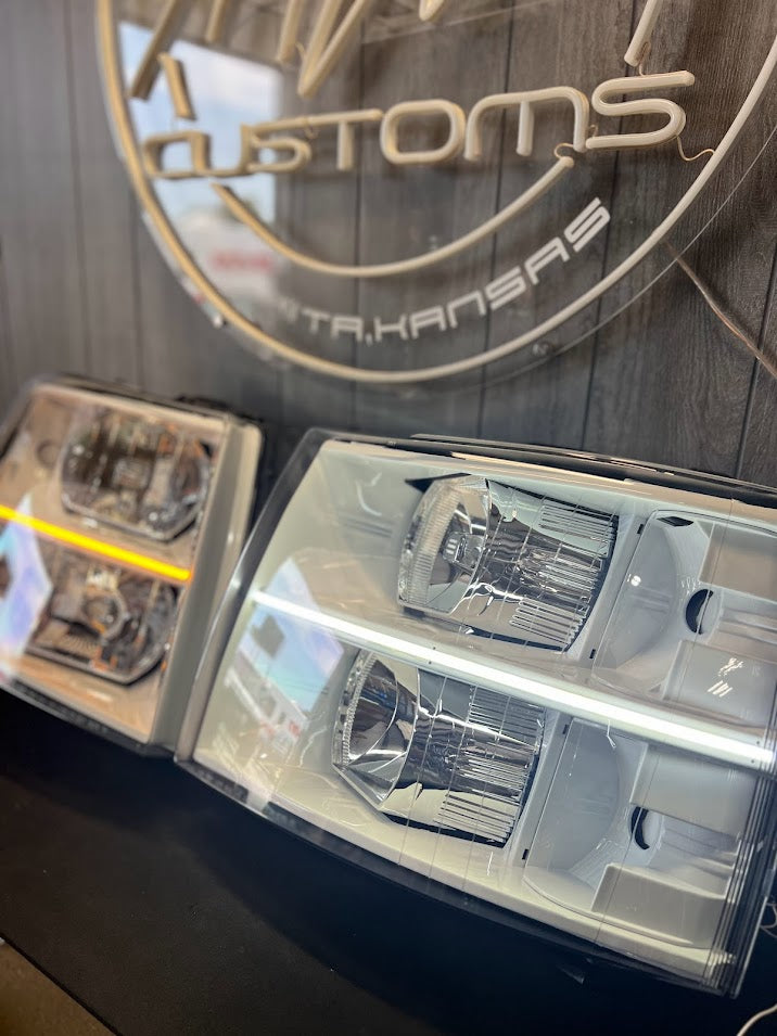 2007-13 CHEVROLET SILVERADO HALOGEN HEADLIGHTS