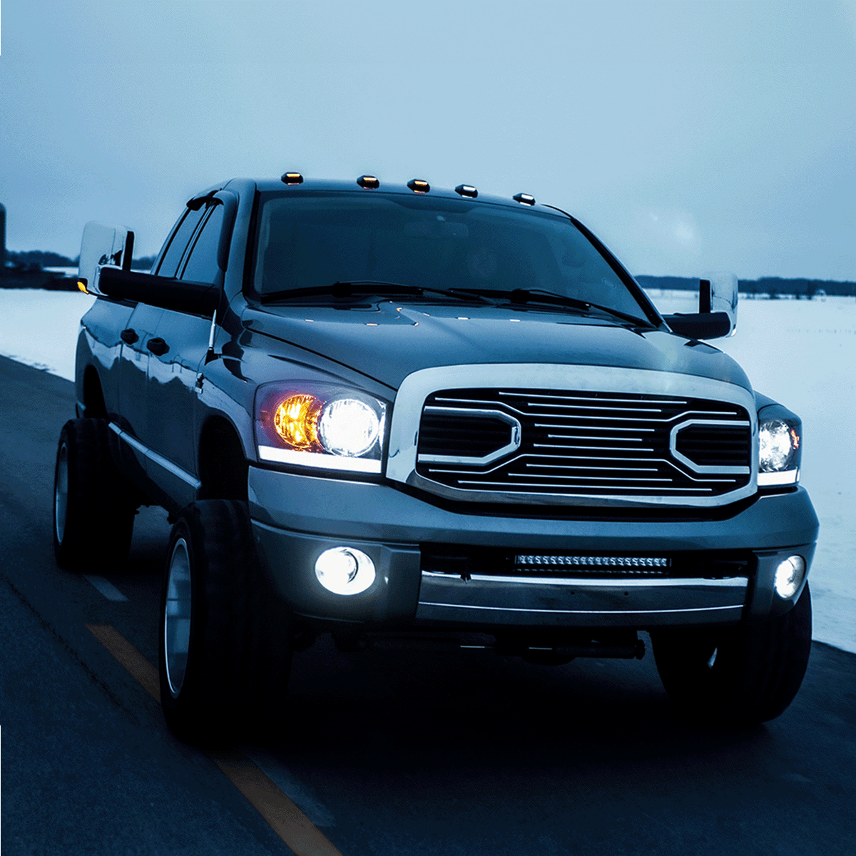2002-2008 Dodge Ram 1500 Retrofit S-Series Cab Lights – Installed