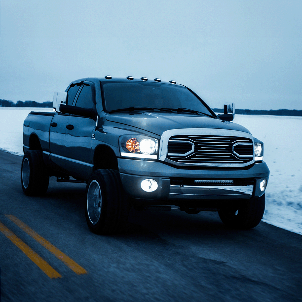 2003-2009 Dodge Ram 2500/3500 S-Series Cab Lights – Installed