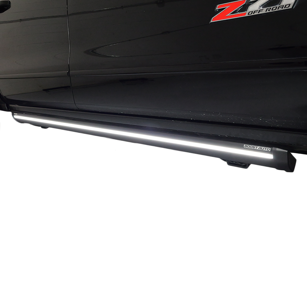 2014-2019 Chevy Silverado & GMC Sierra | Powered Light Up Running Boards