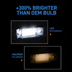 2007.5-2014 Chevy Silverado/GMC Sierra LED License Plate Lights