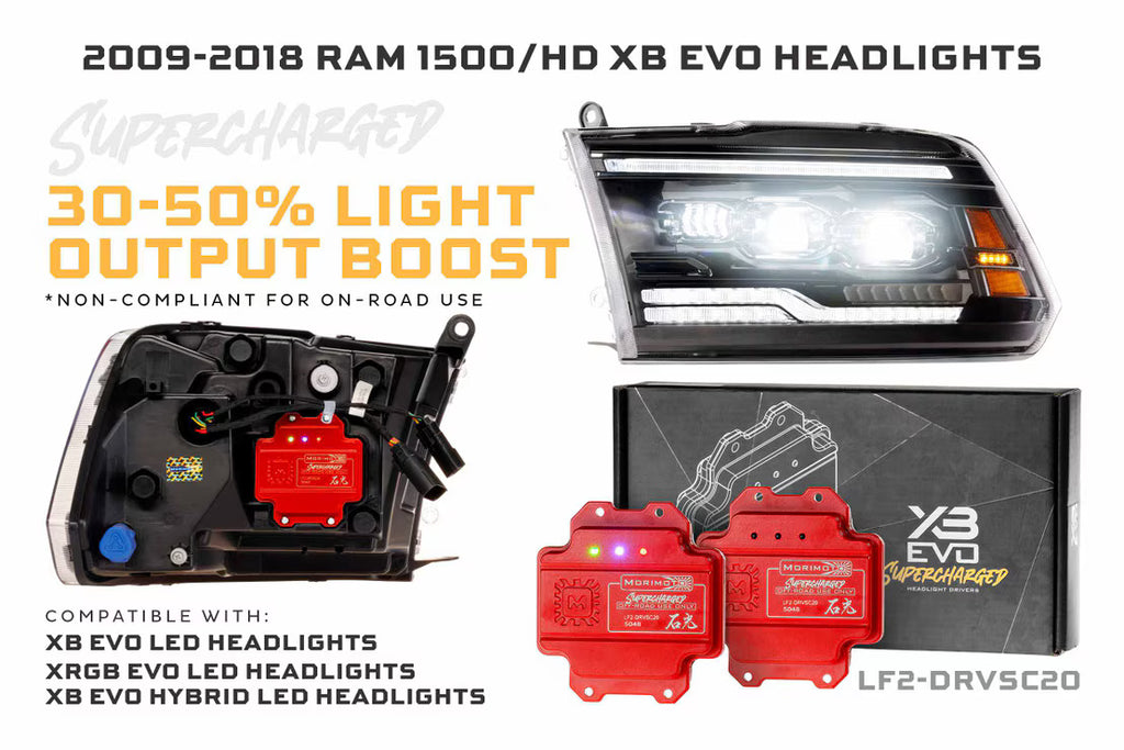 2009 - 18 RAM XB EVO HYBRID LED HEADLIGHTS