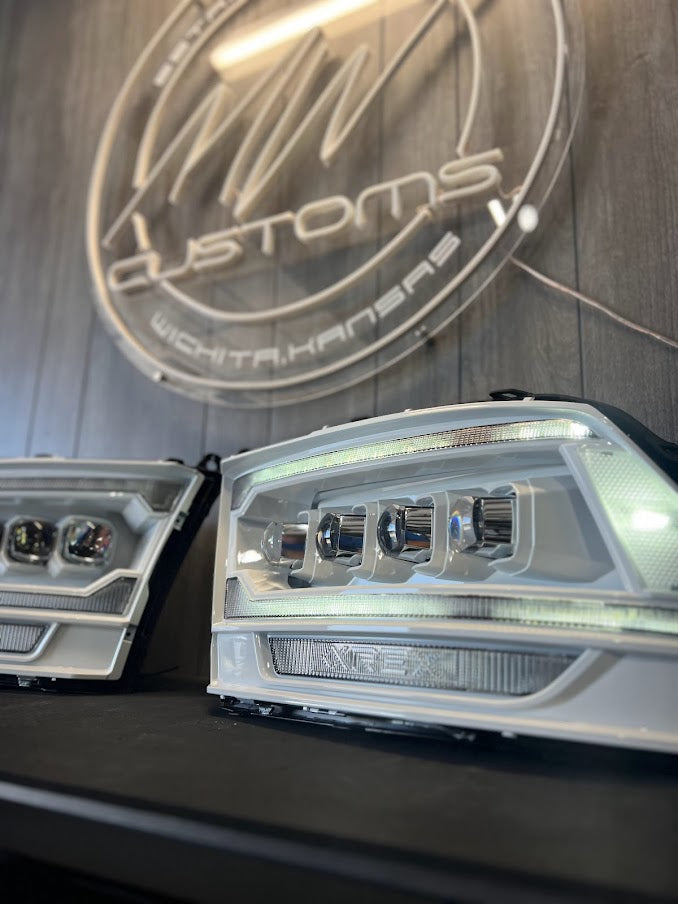 2009-18 DODGE RAM ALPHAREX G2 5TH GEN RAM STYLE NOVA SERIES HEADLIGHTS