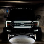 2021-2023 Ford F150 LED Grille Light Kit – Platinum/King Ranch/XLT, White DRL Strip, IP67