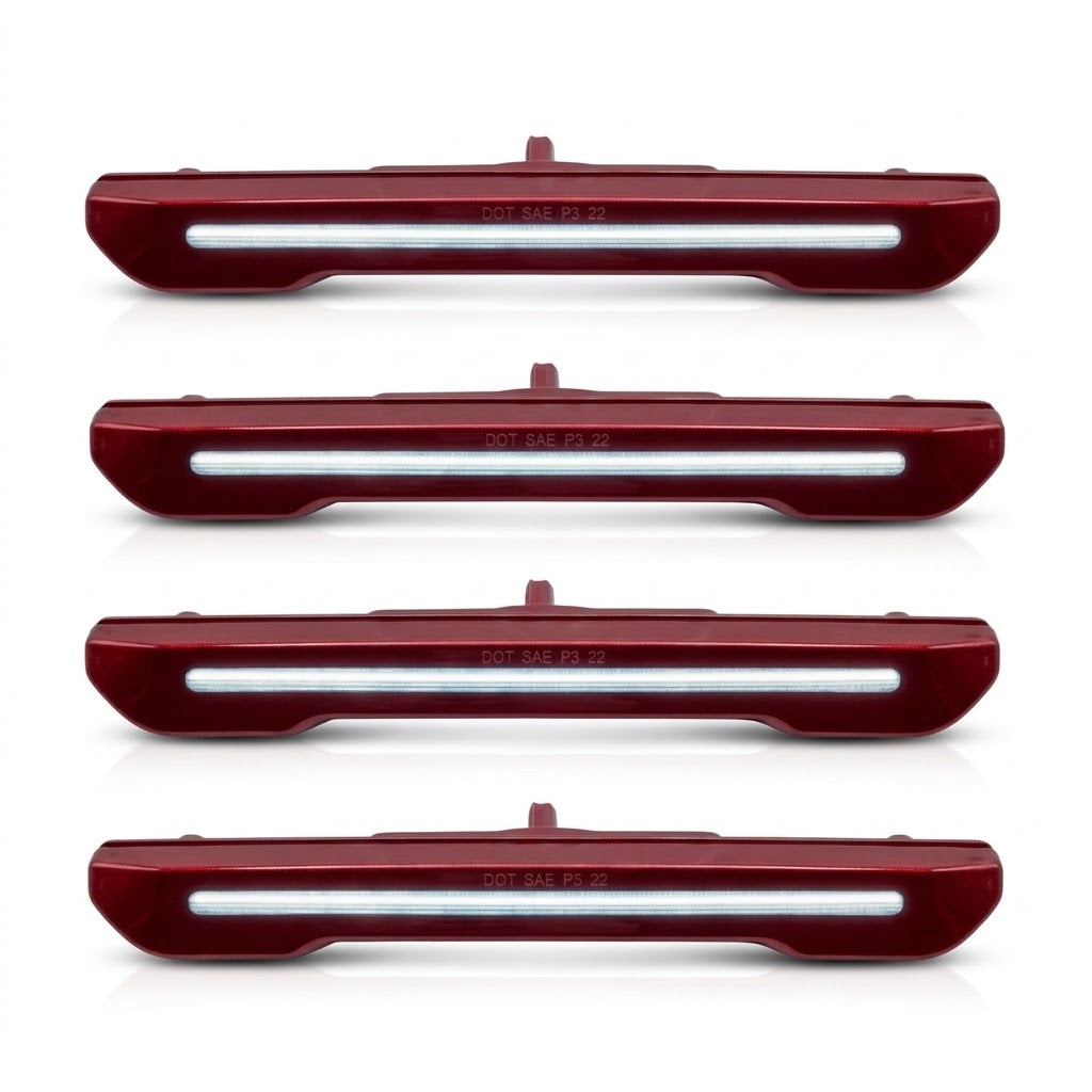 2020-2027 GMC SIERRA HD APEX SERIES LED FENDER LIGHTS — COLORMATCHED