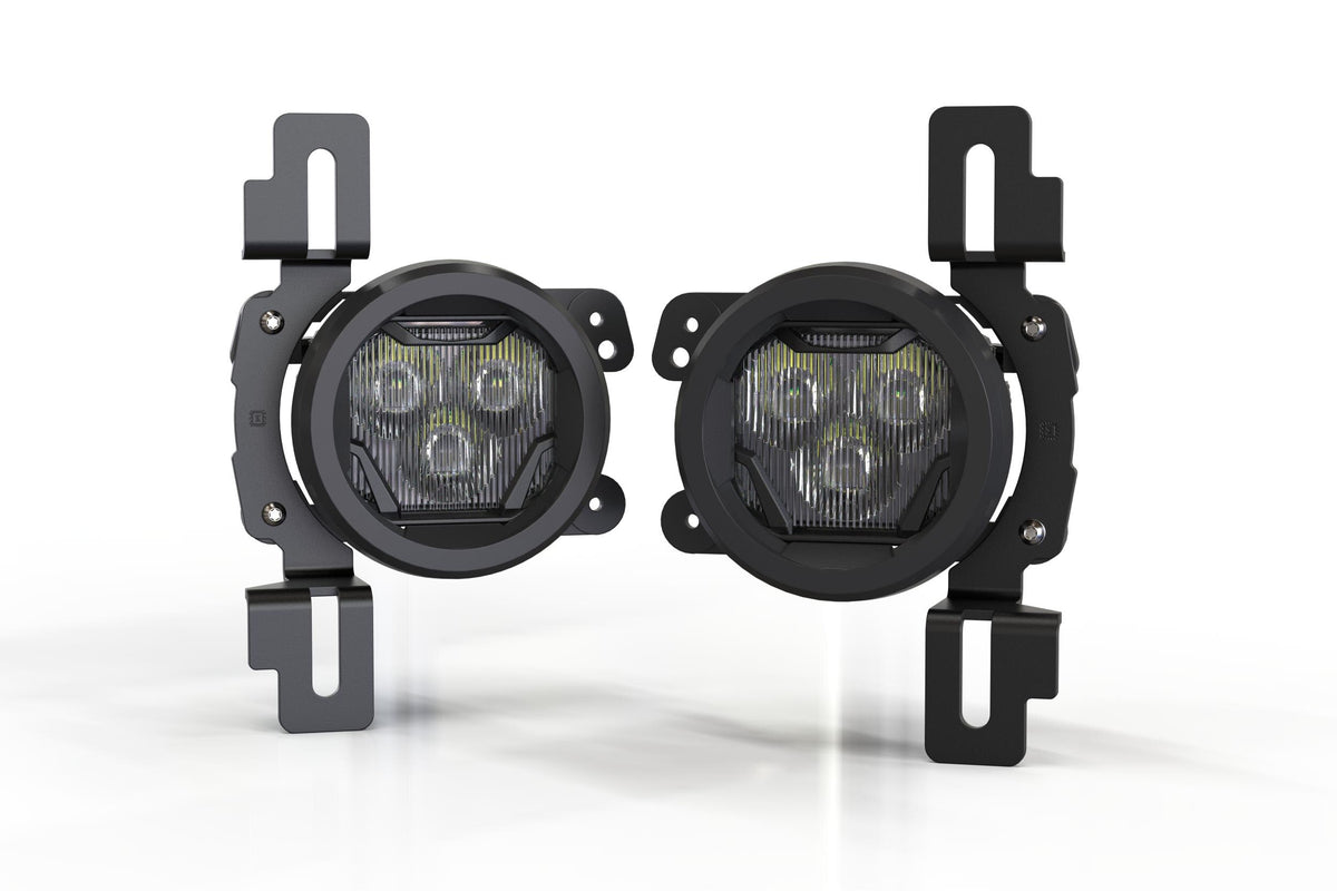 Morimoto 4Banger LED Fog Lights: 2018-2026 Jeep Wrangler JL / Gladiator JT