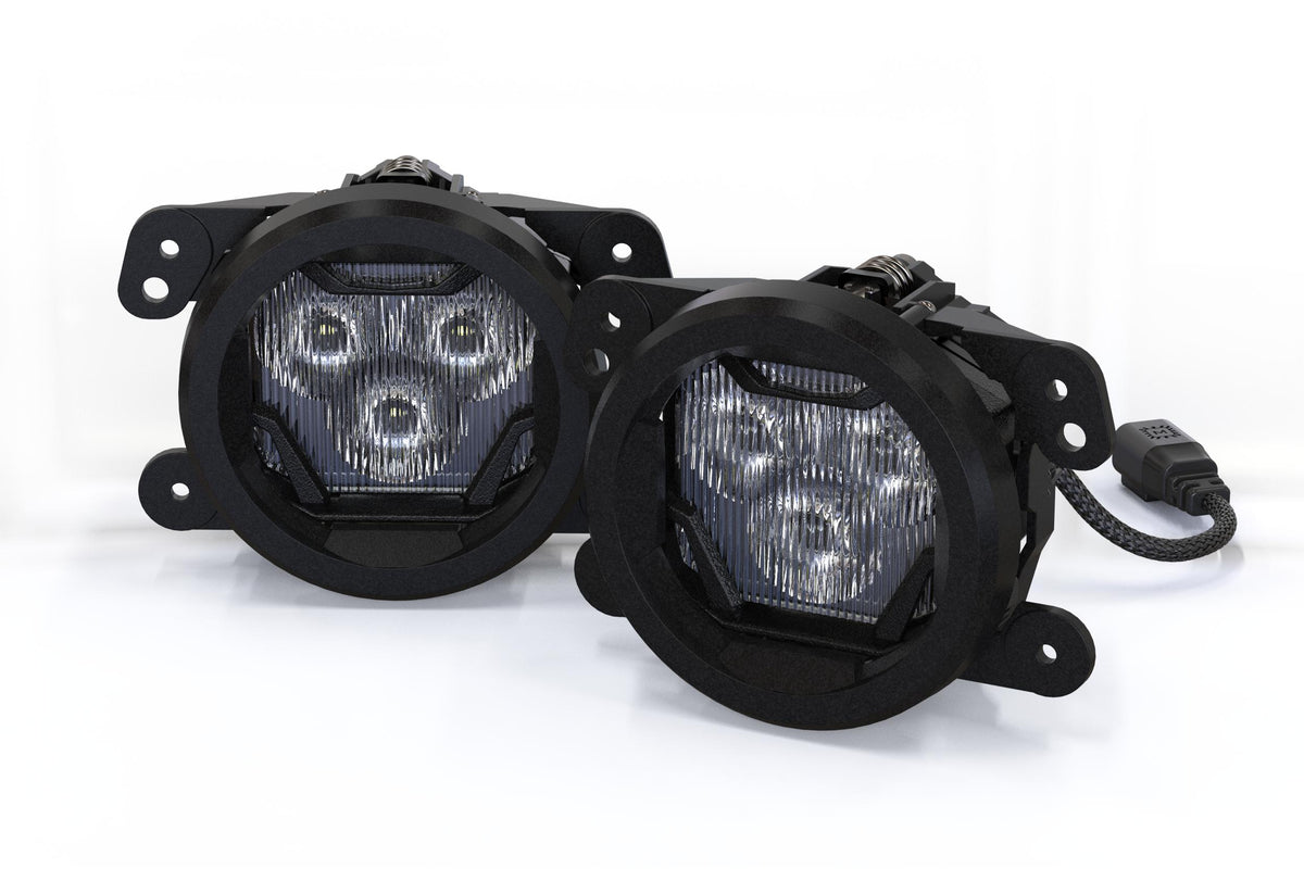 Morimoto 4Banger LED Fog Lights: 2018-2026 Jeep Wrangler JL / Gladiator JT