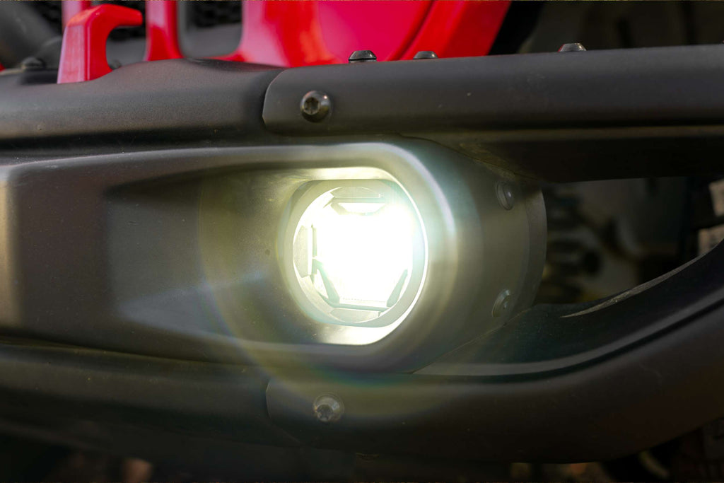 Morimoto 4Banger LED Fog Lights: 2018-2026 Jeep Wrangler JL / Gladiator JT