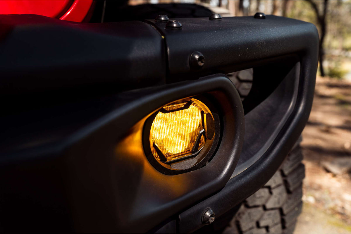 Morimoto 4Banger LED Fog Lights: 2018-2026 Jeep Wrangler JL / Gladiator JT