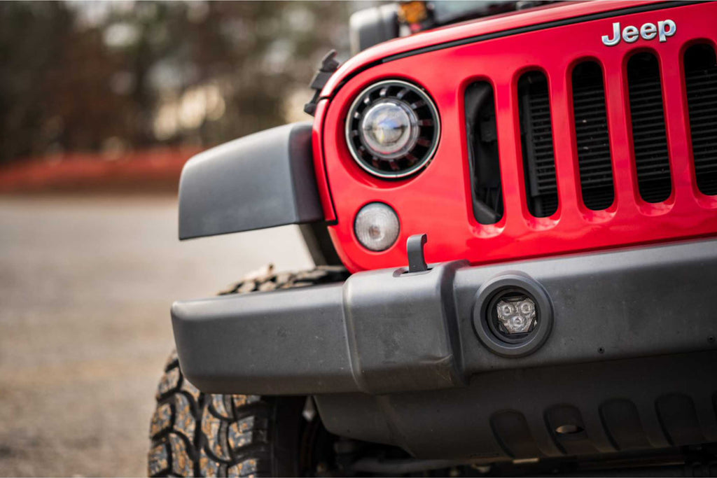 Morimoto 4Banger LED Fog Lights: 2007-2018 Jeep Wrangler JK