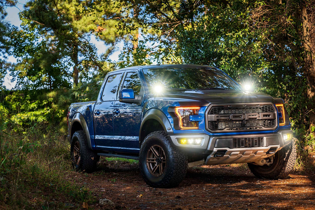 Morimoto 4Banger LED Fog Lights: 2017-2020 Ford F-150 Raptor