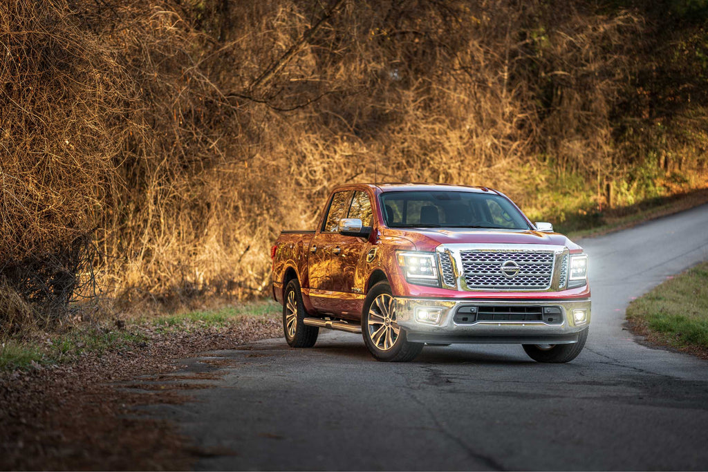 Morimoto 4Banger LED Fog Lights: 2016-2024 Nissan Titan