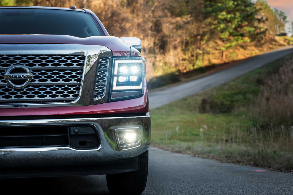 Morimoto 4Banger LED Fog Lights: 2016-2024 Nissan Titan