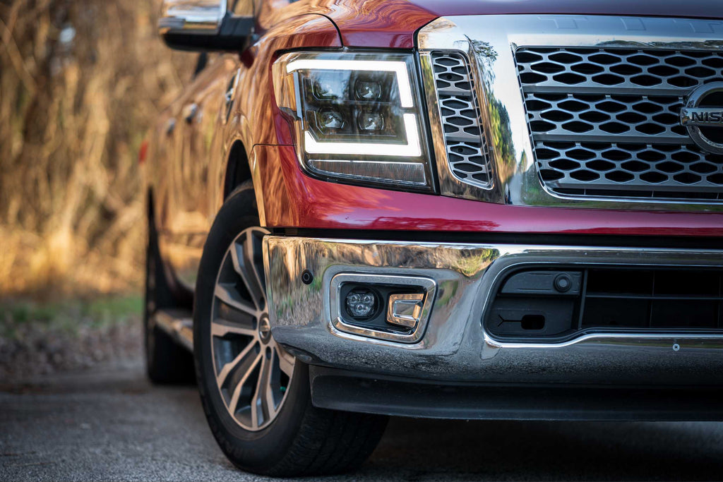 Morimoto 4Banger LED Fog Lights: 2016-2024 Nissan Titan