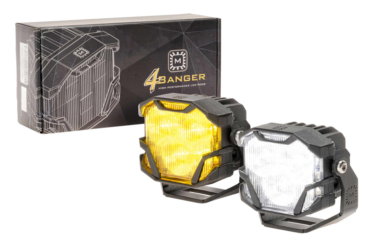 Morimoto 4Banger LED Pods: NCS Wide Beam