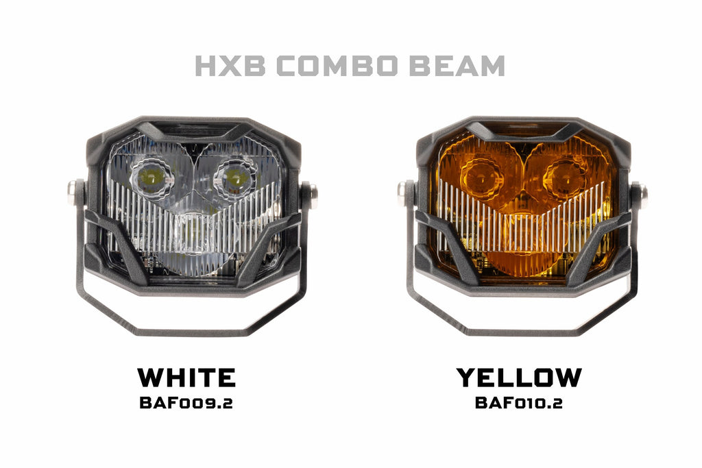 Morimoto 4Banger LED Pods: HXB Combo Beam