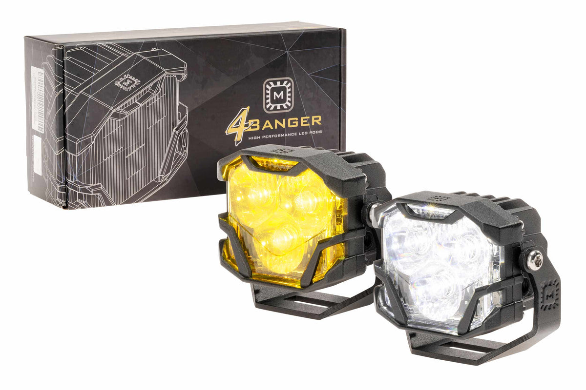 Morimoto 4Banger LED Pods: HXB Spot Beam