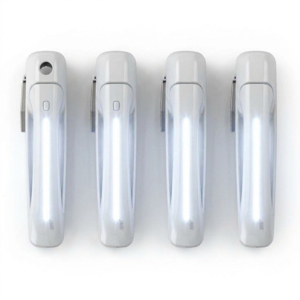 White LED door handle for 2010-2018 Dodge Ram 2500/3500